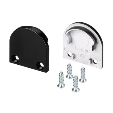 Заглушка SL-LINE-2011M ROUND BLACK глухая (ARL, Пластик)