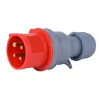 Вилка переносная 3Р+РЕ 32А 380В IP44 ВП-103