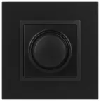 Светорегулятор поворотно-нажимной, 400ВА 230В, Эра Elegance, антрацит,14-4101-05