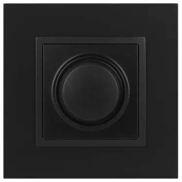 Светорегулятор поворотно-нажимной, 400ВА 230В, Эра Elegance, антрацит,14-4101-05