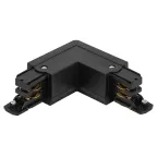 Коннектор для трехфазного шинопровода STR-30-B-CN-LE LE угловой наружный черный