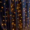 Гирлянда занавес LED желтый 1.5х1.5м IP44
