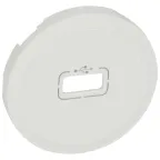 Панель лицевой розетки USB белая