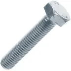 Болт с шестигранной головкой оцинкованный М10х45 (DIN 933) (25 шт/уп)