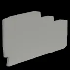 Крышка для трехуровневой клеммы на 2,5 кв.мм