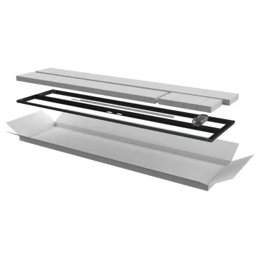 Дверь перфорированная двустворчатая для шкафа LINEA N 42U 600мм черная