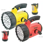 Фонарь светодиодный NPT-SP06-ACCU 23+18+4LED аккумуляторный прожектор пластик