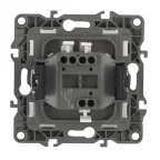 Выключатель, 10АХ-250В, Эра12, чёрный,12-1101-06