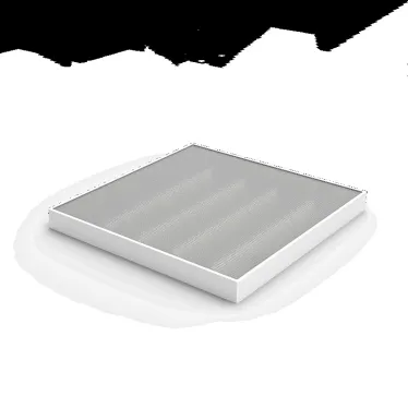 Светильник светодиодный ДВО 30 Вт 3700 лм 5000К AC 220В IP40 588х588х50мм призма для потолков Грильято (планки крепления в комплекте) с БАП аварийный CRI»80Ra MiR Gauss