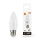 Лампа светодиодная Elementary Свеча 10W 750lm 3000K E27 LED 1/10/100 | 30210 | Gauss
