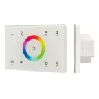Панель Sens SMART-P83-RGB White (230V, 4 зоны, 2.4G) (Arlight, IP20 Пластик, 5 лет) | 028402 | Arlight