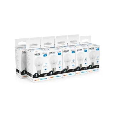 Лампа светодиодная LED Elementary A60 7W E27 560lm 6500K | 23237A | Gauss