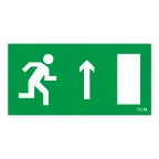 Пиктограмма (наклейка) Выход прямо правосторонний (130х260) для URAN/ANTARES | 2502001740 | Световые Технологии
