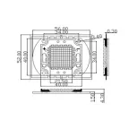 Мощный светодиод ARPL-80W-EPA-5060-WW (2800mA) | 018432 | Arlight