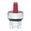 Механизм переключателя исполнительный ХB4 красный на 3 положения возвратный без фиксации с подсветкой с короткой ручкой PROxima