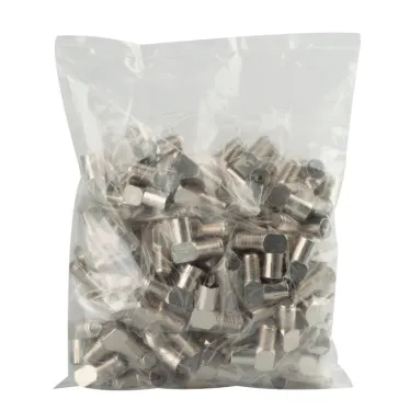 Переходник R-A03 гнездо F-гнездо TV угловой