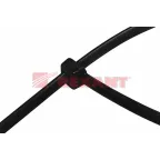 Хомут-стяжка кабельная нейлоновая 150x3,6 мм, черная, упаковка 100 шт, REXANT