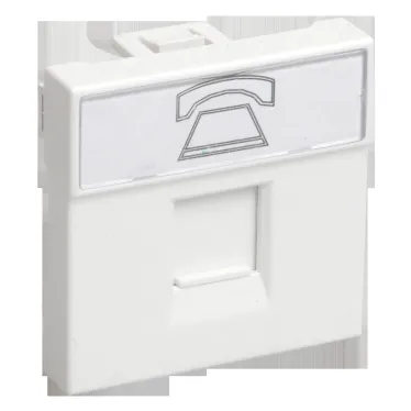 Розетка телефонная RJ11 категория 3 2 модуля