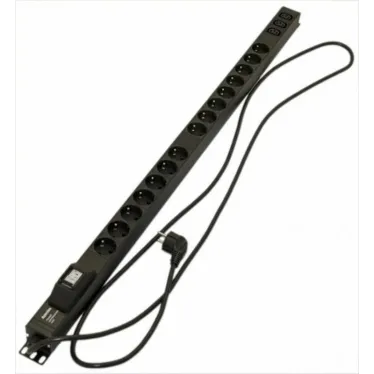 Блок розеток 15 розеток Schuko+3хIEC320 C13 16 A 250В