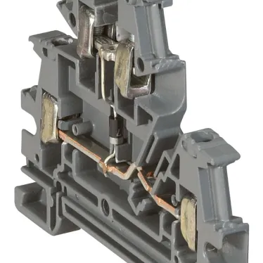 Клемма 4х6 2 яруса светодиод