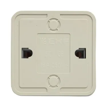 Рим Выключатель одноклавишный с индикатором 10А белый