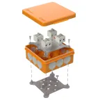 Коробка огнестойкая для о/п двухкомпонентная 60-0303-FR6.0-8 Е15-Е120 100х100х40