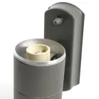 Светильник ДБУ вверх/вниз 2хGU10 без ламп IP44 серый