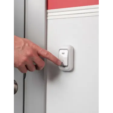 Звонок беспр. в розетку Classic (бел.-сер. 51 мелод. с индик. 4 ур.)