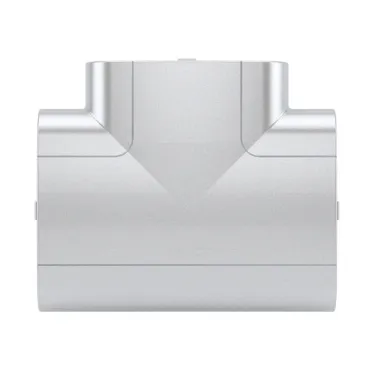 Тройник 110х50 мм серый металлик