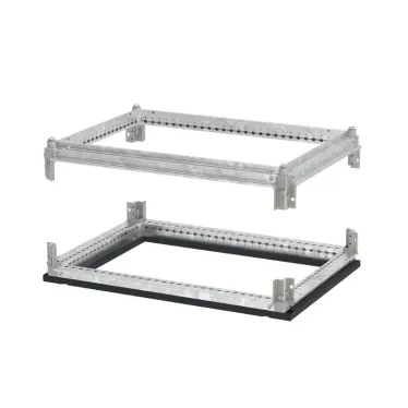 Рамы крыши и дна для шкафов CQE N оцинкованные черные RAL9005 ШхГ 400x400 мм