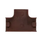 Угол T-образный (16х16) (4 шт) Plast под темное дерево