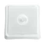 Светильник светодиодный ДБО-10w с датчиком 6500К 800Лм квадратный белый