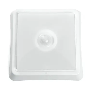 Светильник светодиодный ДБО-10w с датчиком 6500К 800Лм квадратный белый