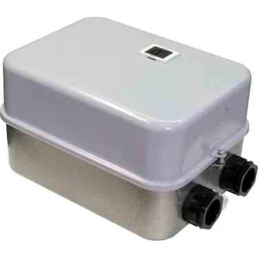 Пускатель электромагнитный ПМ12-040210 У2 В, 380В/50Гц, 1з, 40А, нереверсивный, с реле РТТ-121 28,0-40,0А, в корпусе IP54, с кнопкой R