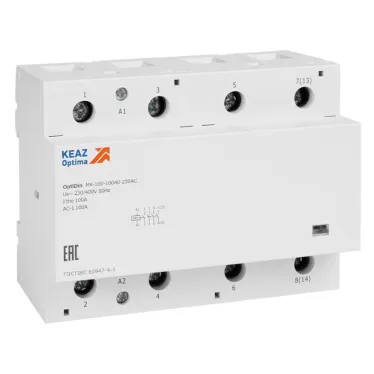 Контактор 230В AC 2НО 2НЗ 100А OptiDin MK-100-10022-230AC