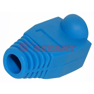 Колпачок изолирующий для разъемов RJ-45. синий,