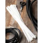 Хомут P6.6 стандартный белый 7.6x400 (100шт) FlexLock PROxima