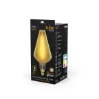 Лампа светодиодная LED Filament Vase E27 8.5W Amber 660lm 2000K 1/2 | 180802105 | Gauss