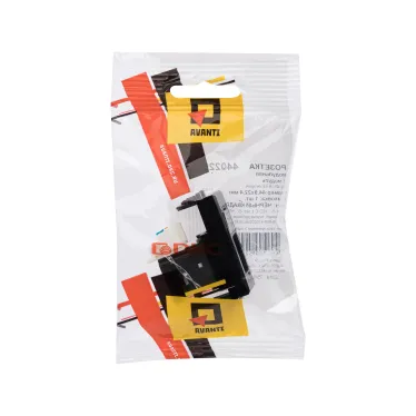 Компьютерная розетка "Черный квадрат" "Avanti" RJ-45 модульная, кат. 6, 1 мод | 4402291 | DKC