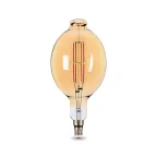 Лампа светодиодная LED Vintage Filament BT180 8W E27 180*360mm Amber 780lm 2400K 1/6 | 151802008 | Gauss