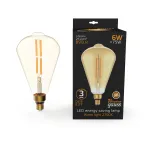 Лампа светодиодная LED Vintage Filament Straight ST164 6W E27 164*297mm Amber 890lm 2700K 1/6 | 157802118 | Gauss
