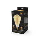 Лампа светодиодная LED Vintage Filament Straight ST164 6W E27 164*297mm Amber 890lm 2700K 1/6 | 157802118 | Gauss