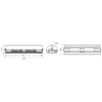 Светильник светодиодный  Unit 170/22000 К14 22000лм 170Вт 5000К IP67 0,98PF 70Ra i Кп«1 лира| DU170K14-5K-I-L | Diora