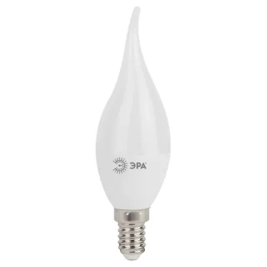 Лампа светодиодная LED BXS-5W-840-E14 (диод, свеча на ветру, 5Вт, нейтр, E14 (10/100/2800)