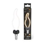 Лампа светодиодная LED Filament Bulbless CT35 Milky E14 4W 330lm 2700K 35*150mm 1/10/100 | 1000801104 | Gauss