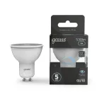Лампа светодиодная LED 5W MR16 GU10-dim 4100K диммир. | 101506205-D | Gauss