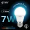 Лампа светодиодная LED 7Вт E27 220В 4100К A60 | 102502207 | Gauss