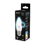 Лампа светодиодная LED 6,5Вт E27 220В 4100К свеча | 103102207 | Gauss