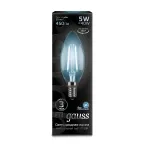 Лампа светодиодная LED 5Вт E14 220В 4100К свеча | 103801205 | Gauss
