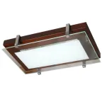 Светильник Полесье 280х160 НББ 06-40 М40 белый корпус венге держатель хром ИУ